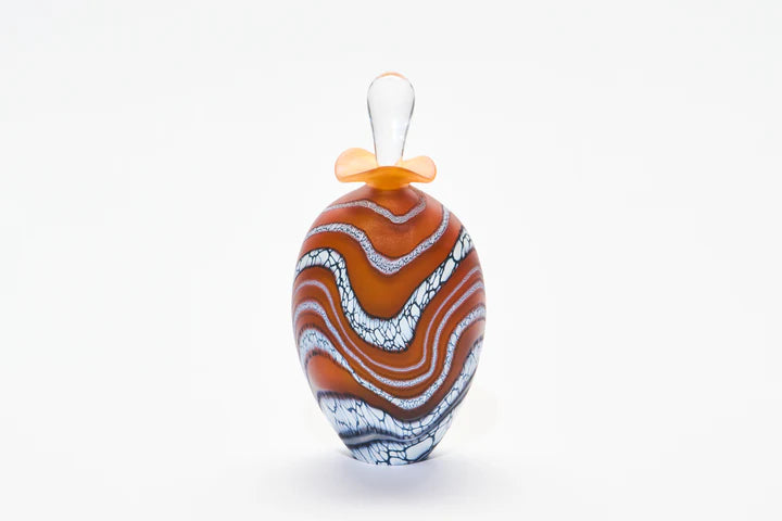 Amber Glacier Tall Perfume Bottle