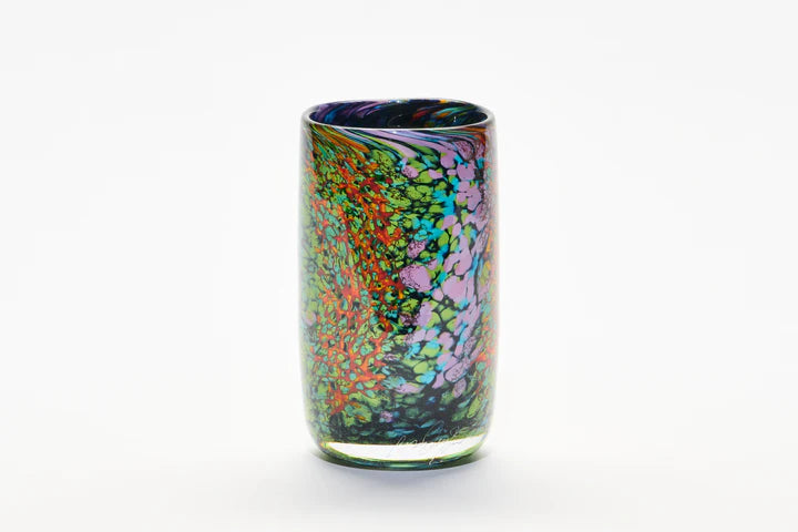 Black reef medium cylindrical vase