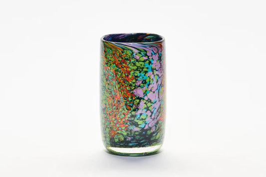 Black reef medium cylindrical vase