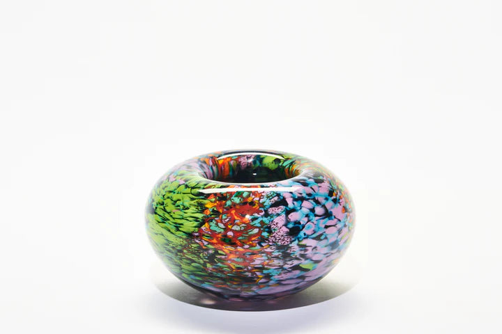 Black reef small roll top bowl