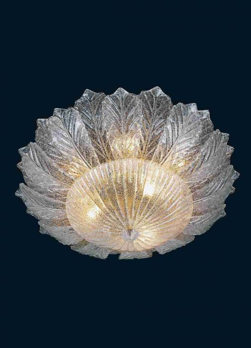 Crystal Murano glass ceiling lamp