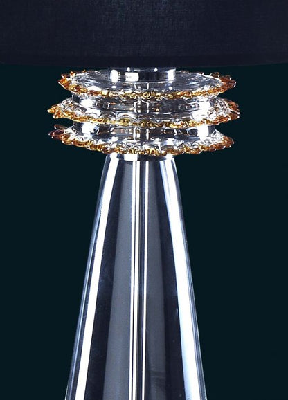 Fashion Murano glass table lamp top detail