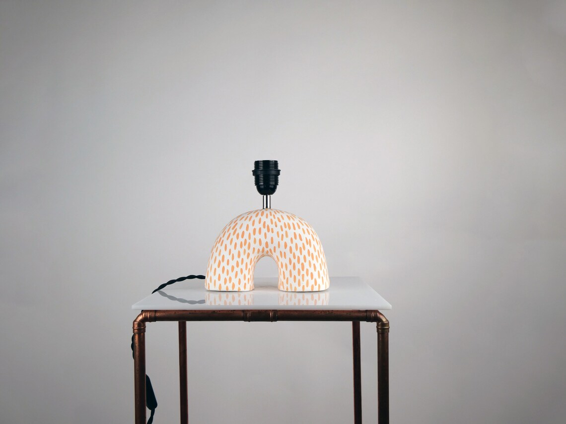 Handmade Orange Dash 'Me' Lamp