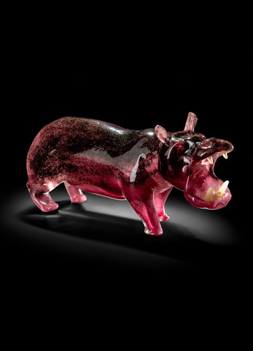 Hippo original Murano glass, sculpture