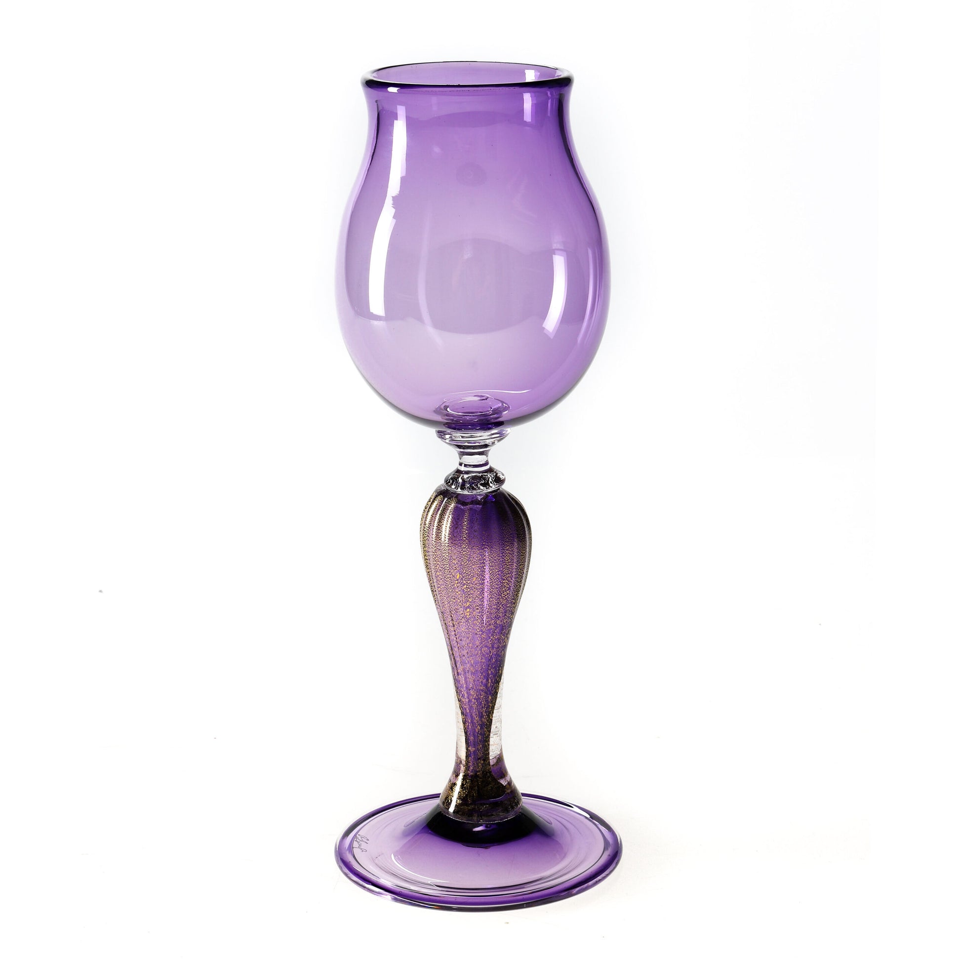 Hyacinth Wine Goblet Single, single view