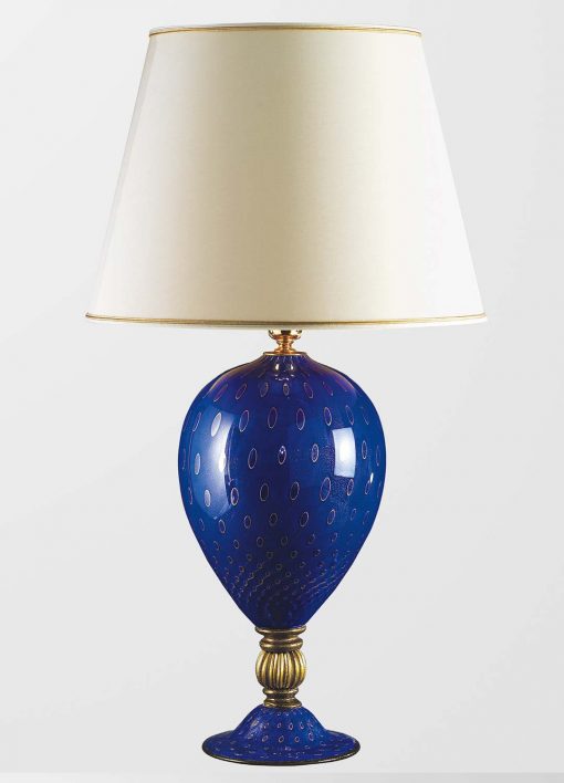 Murano glass table lamp Classic Line blue