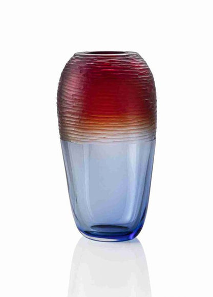 Sfumato Murano glass vase modern