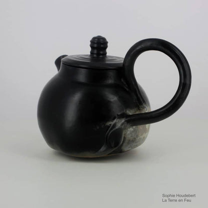 Teapot ceramic from France artist, back view