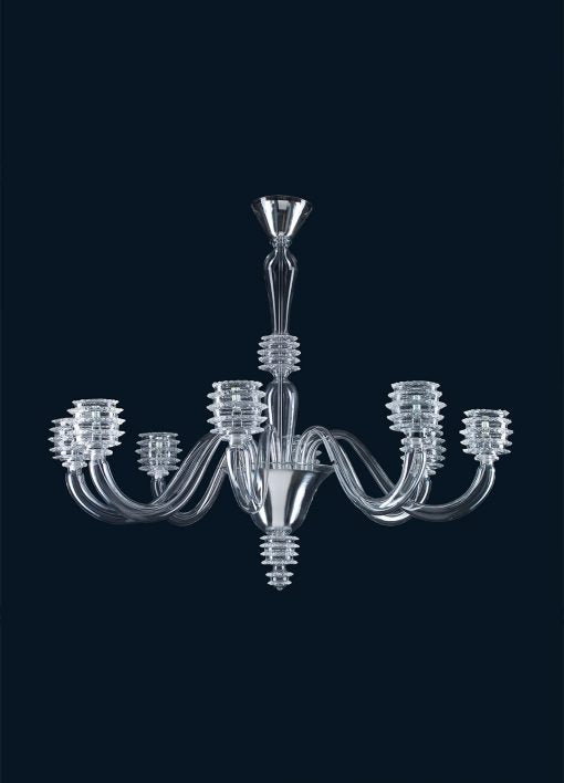 Venetian chandelier in Murano glass