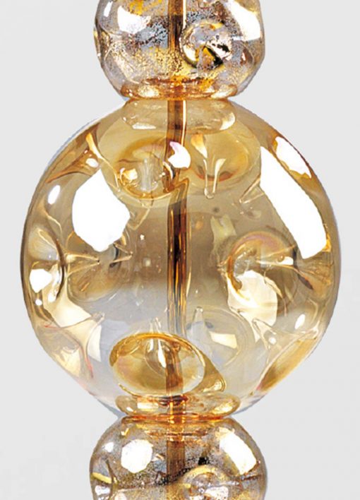 Elegant gold Murano glass table lamp zoom in