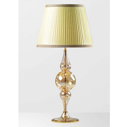 Elegant gold Murano glass table lamp