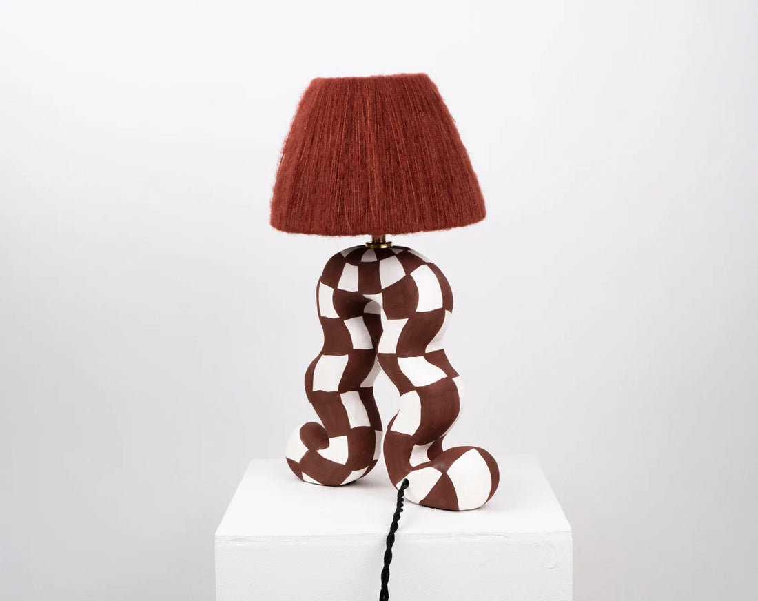 Handmade Wiggle Table Lamp