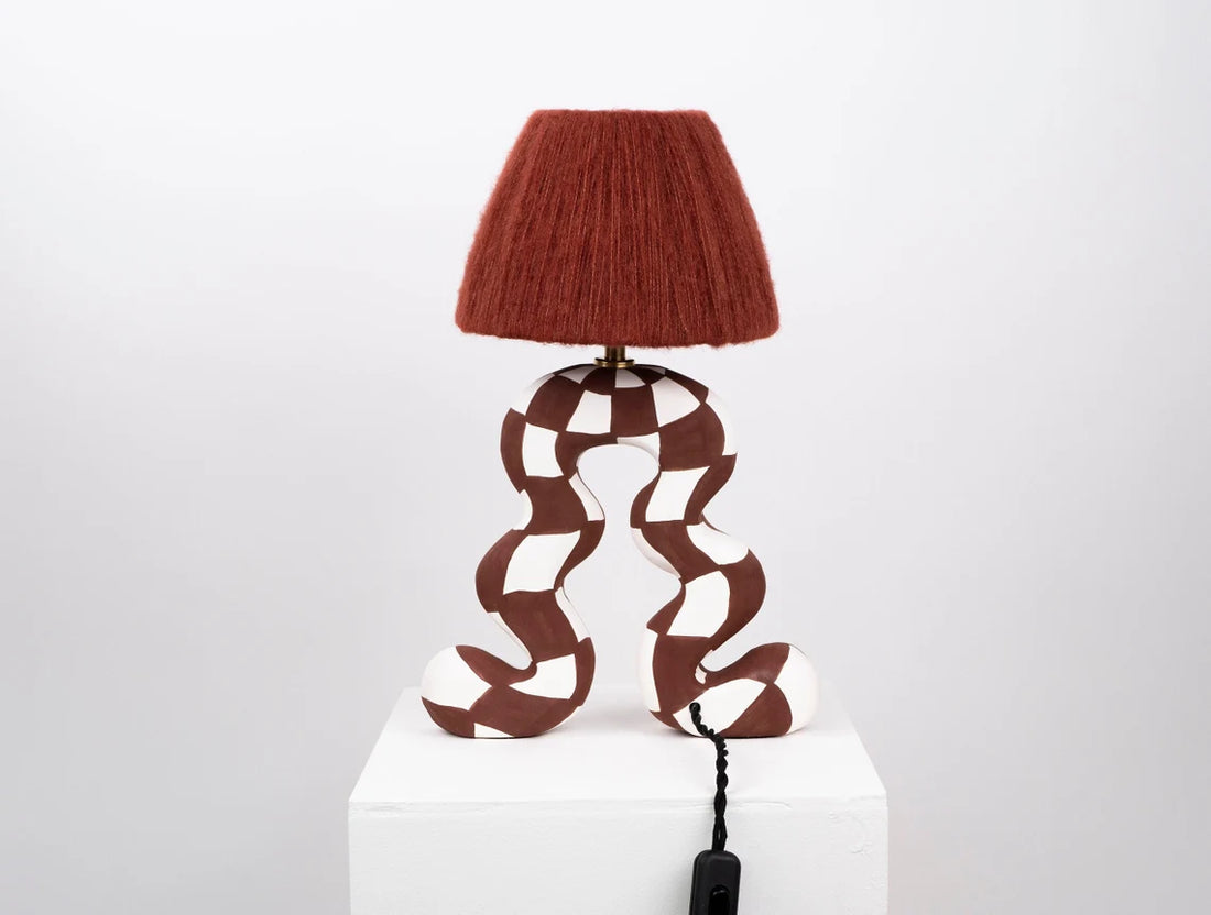 Handmade Wiggle Table Lamp