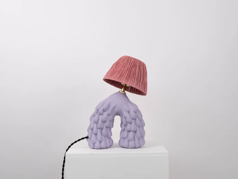 Handmade Wiggle Table Lamp