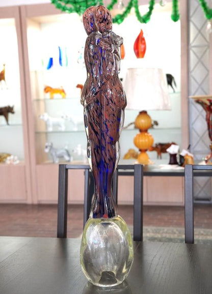 Lovers in Aventurina Murano glass, front view