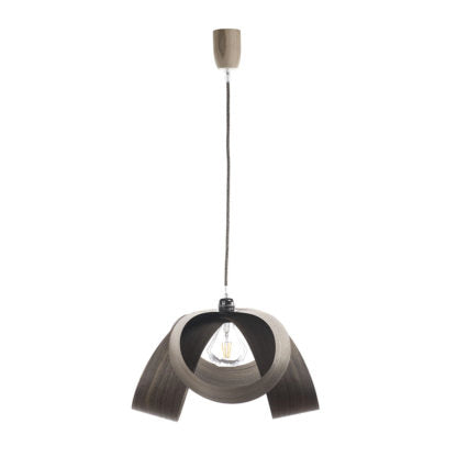 Margherita pendente acero lamp, side