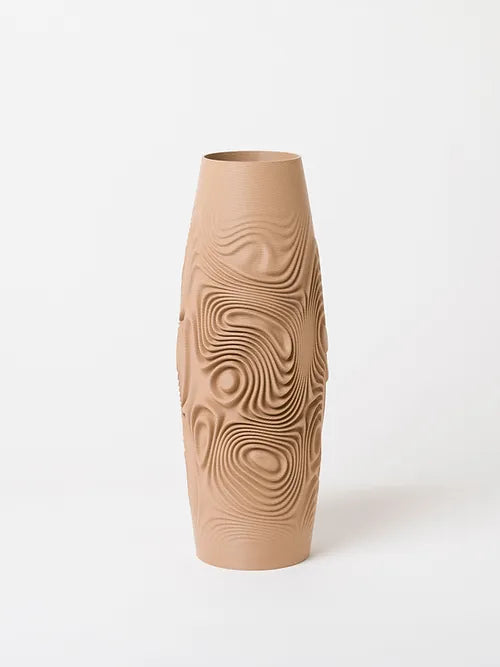 Onda hemp vase, side