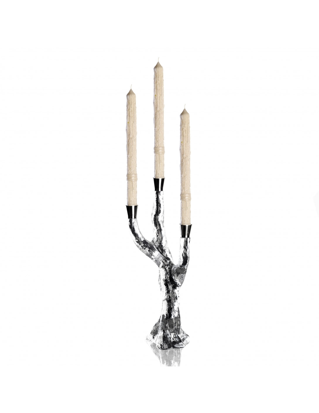 Portacandele candelalbero, silver