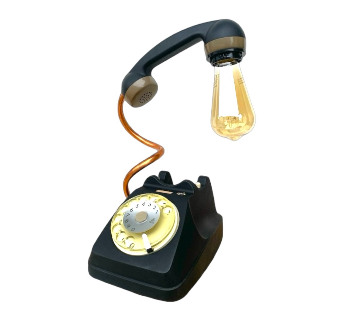 Telefonlamp decorative black color italian design