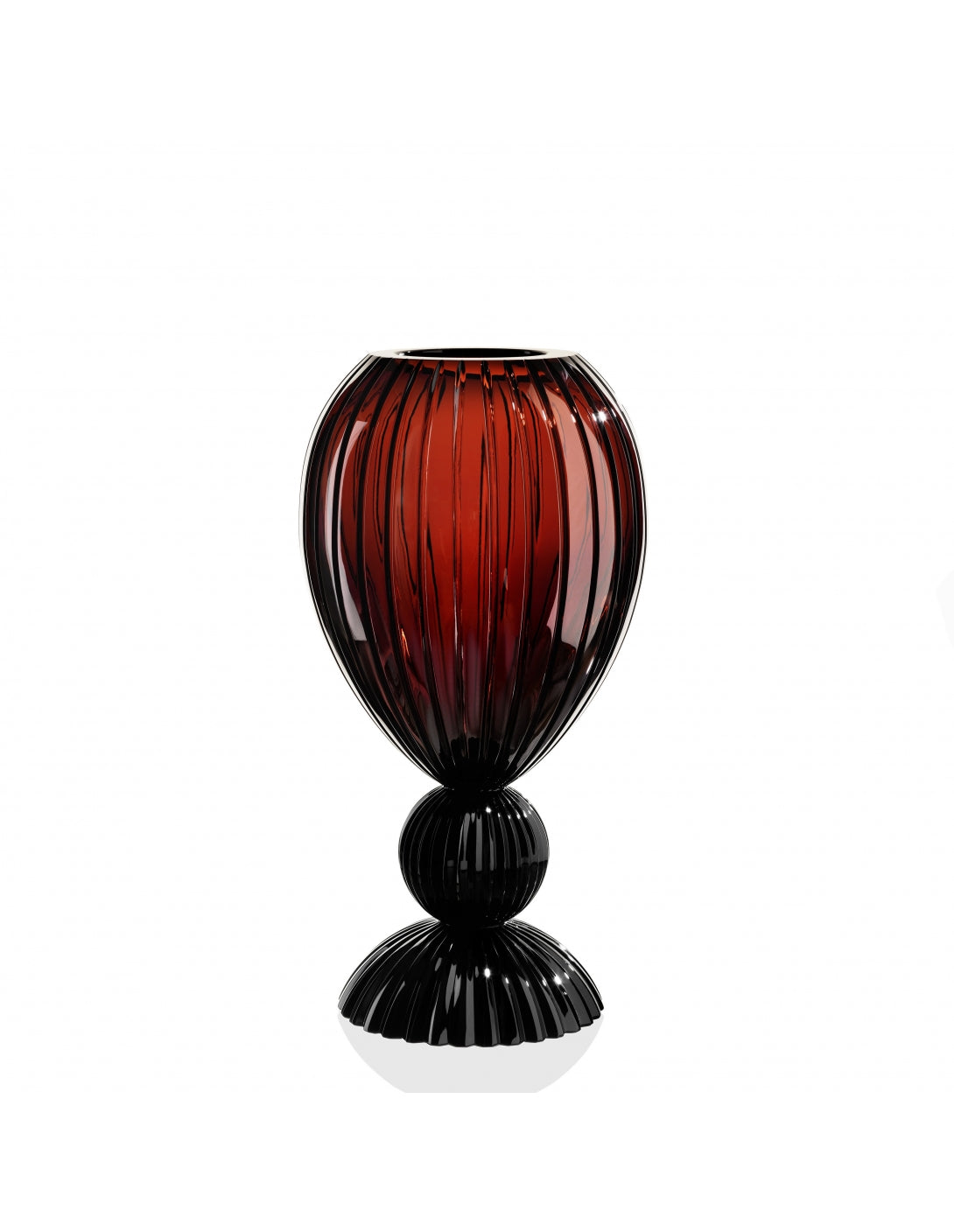 vase mirus Italian glass light color