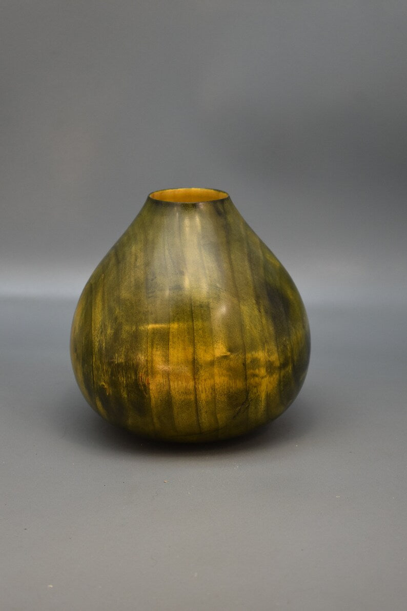 Wood vase