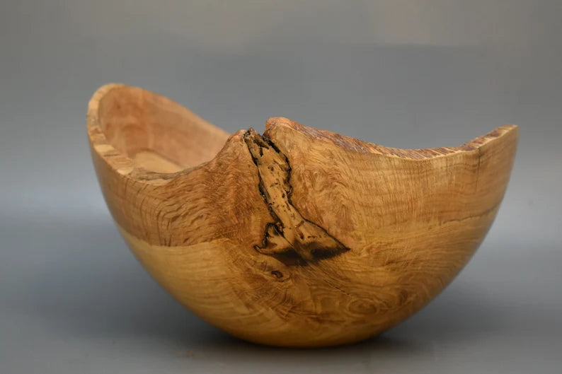 Wooden bowl oak italian handmade