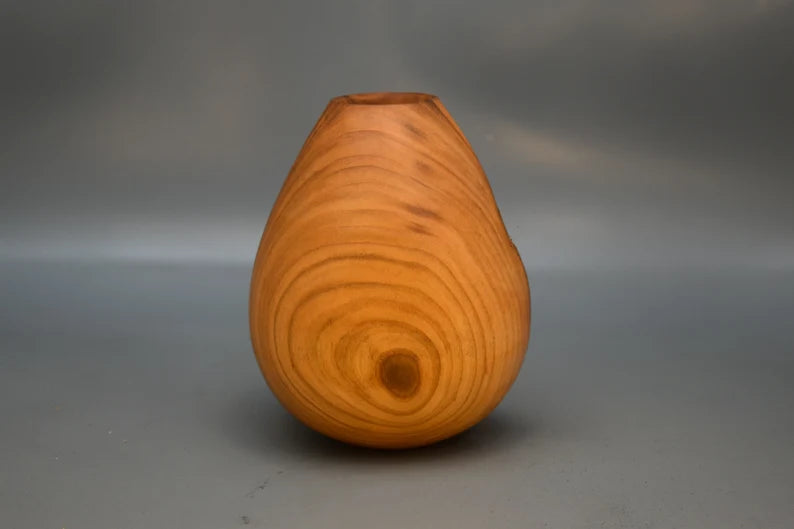 Wooden vase